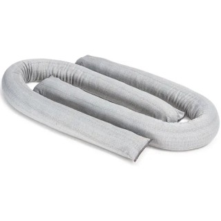 Fosse Spill Absorbent Sock for Maintenance Use, 100 L Capacity, Pack of 20, Grey/Black 771-6406