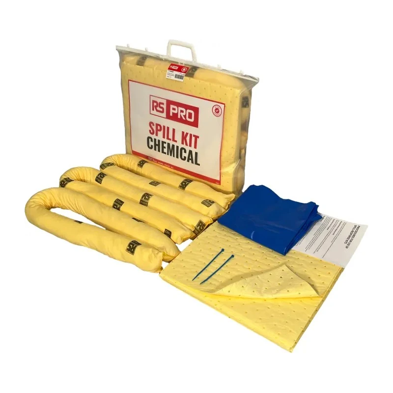 RS PRO 15 L Chemical Spill Kit, 15 L Absorbent Capacity, Transportable Clip-Top Bag, Model 771-6462