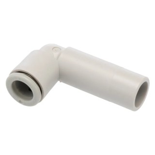 SMC Pneumatic Fitting Electroless Nickel Plated Polybutylene Elbow Tube-to-Tube Adapter Push In 8 mm to 12 mm KQ2L08-12A