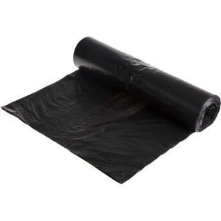 RS PRO Black Plastic Bin Bag 90L Capacity 40mm Thickness 50 Per Pack 771-6572