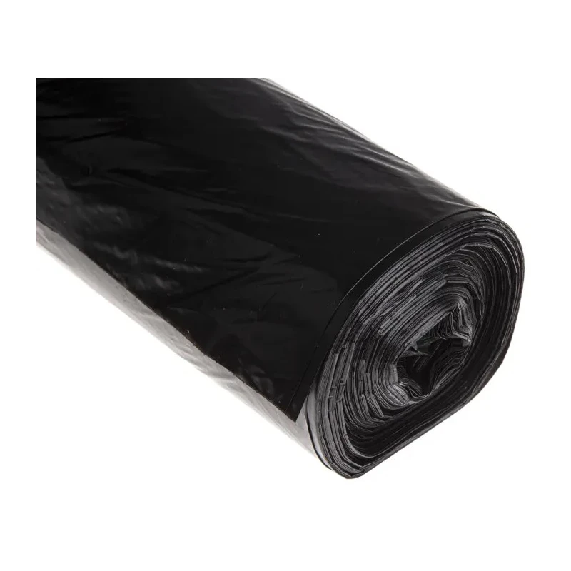 RS PRO Black Plastic Bin Bag 90L Capacity 40mm Thickness 50 Per Pack 771-6572