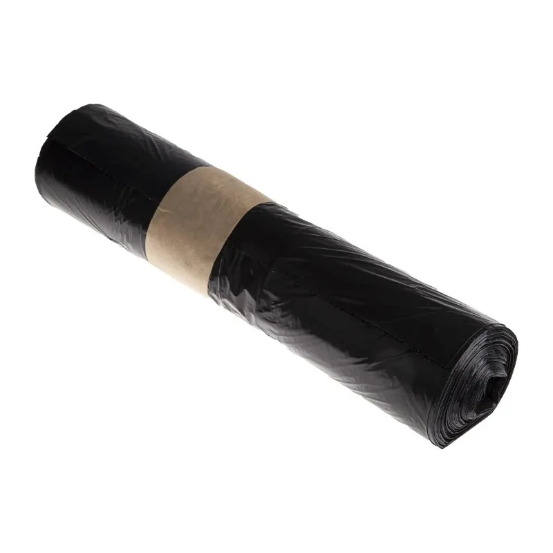 RS PRO Black Plastic Bin Bag 90L Capacity 40mm Thickness 50 Per Pack 771-6572