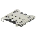 Molex 6 Way Right Angle Push Pull Micro SIM Memory Card Connector, Solder, Surface Mount, Gold Plated Contacts 78723-1001
