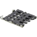 Molex 6 Way Right Angle Push Pull Micro SIM Memory Card Connector, Solder 78723-1001