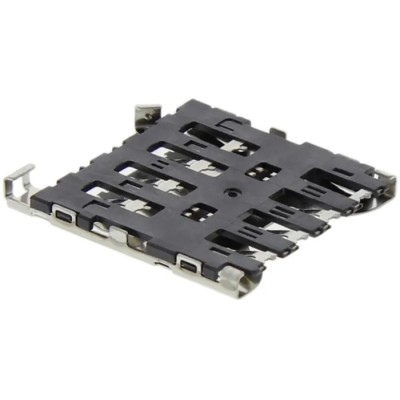 Molex 6 Way Right Angle Push Pull Micro SIM Memory Card Connector, Solder 78723-1001