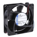 ebm-papst 4100 NHH - S-Force Series Axial Fan 24V DC 12.4W 260 m³/h IP54 IP68 119x38x119 mm 4114NHH