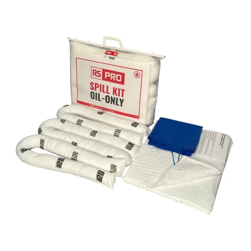 RS PRO Oil Spill Kit 15 Litre Absorbent Capacity Clip-Top Bag 771-6468