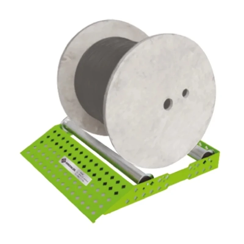 Greenlee Zinc Plated Steel Cable Drum Roller, 1-Shelf, Diameter Capacity 700mm, Height 710mm, Width 95mm, Length 52055384