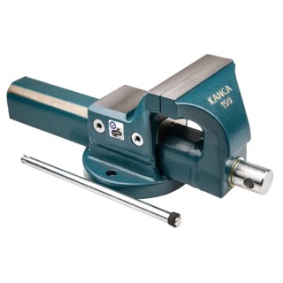 RS PRO Drop Forged Parallel Bench Vice 15 mm Jaw Width 190 mm Jaw Opening 100 mm Jaw Depth 18.5 kg Screw Mount 771-9287