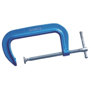 RS PRO 150 mm x 95 mm Blue Forged Steel G Clamp with 150 mm Jaw Opening 771-9357