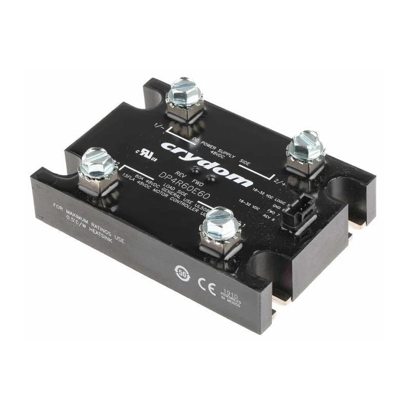 Crydom DP Series Solid State Relay, Panel Mount, 60 A Load, 48 V DC Load, 32 V DC Control DP4R60E60