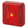 e2s Red Flashing Steady Effect LED Beacon 24V DC Surface Mount IP66 ST-L101HDC24A1R