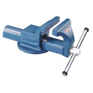 RS PRO Drop Forged Parallel Bench Vice with Screw Mount, Jaw Width 15mm, Jaw Opening 190mm, Jaw Depth 100mm, Weight 771-9297