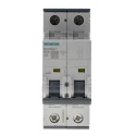 Siemens SENTRON Miniature Circuit Breaker, 2-Pole, 4A, Type C, 400V AC, 60V DC, 10kA Breaking Capacity 5SY4204-7