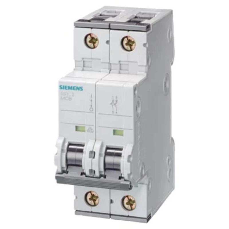 Siemens SENTRON Miniature Circuit Breaker, 2-Pole, 4A, Type C, 400V AC, 60V DC, 10kA Breaking Capacity 5SY4204-7