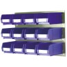RS PRO Polypropylene Storage Bin, 165 mm x 100 mm x 75 mm, Blue 771-9192