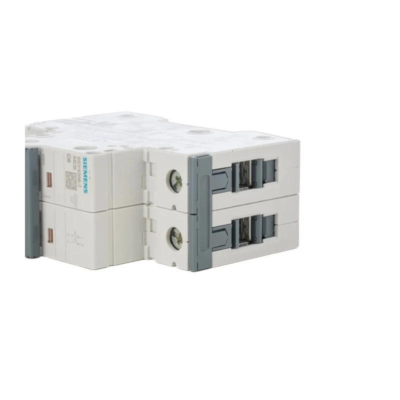 Siemens SENTRON Miniature Circuit Breaker, 2-Pole, 6A, Type C, 400V AC, 60V DC, 10 kA Breaking Capacity 5SY4206-7