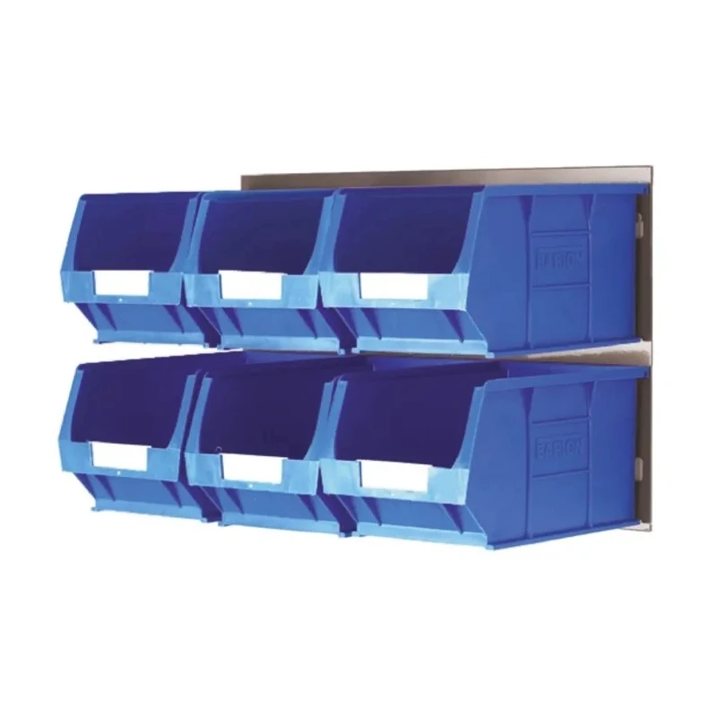 RS PRO Polypropylene Storage Bin, 240 mm x 150 mm x 132 mm, Blue 771-9206