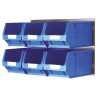 RS PRO Polypropylene Storage Bin, 240 mm x 150 mm x 132 mm, Blue 771-9206