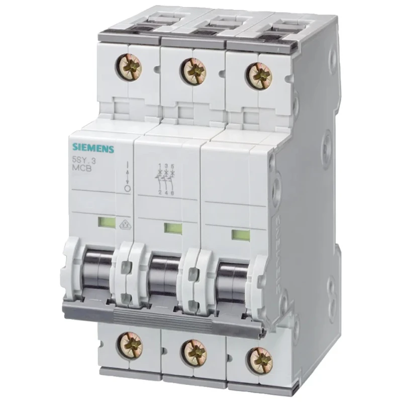 Siemens SENTRON 3-Pole Miniature Circuit Breaker 10A Type C 400V AC 60V DC 10 kA 5SY4310-7