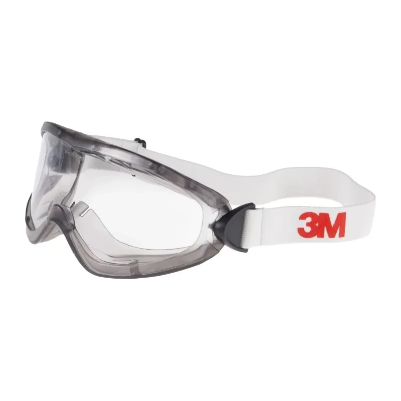 3M Chemical Resistant, Anti-Scratch, Anti-Fog Coating, Impact Resistant Safety Goggles with Clear Acetate Lenses 2890SA