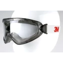 3M Chemical Resistant, Anti-Scratch, Anti-Fog Coating, Impact Resistant Safety Goggles with Clear Acetate Lenses 2890SA