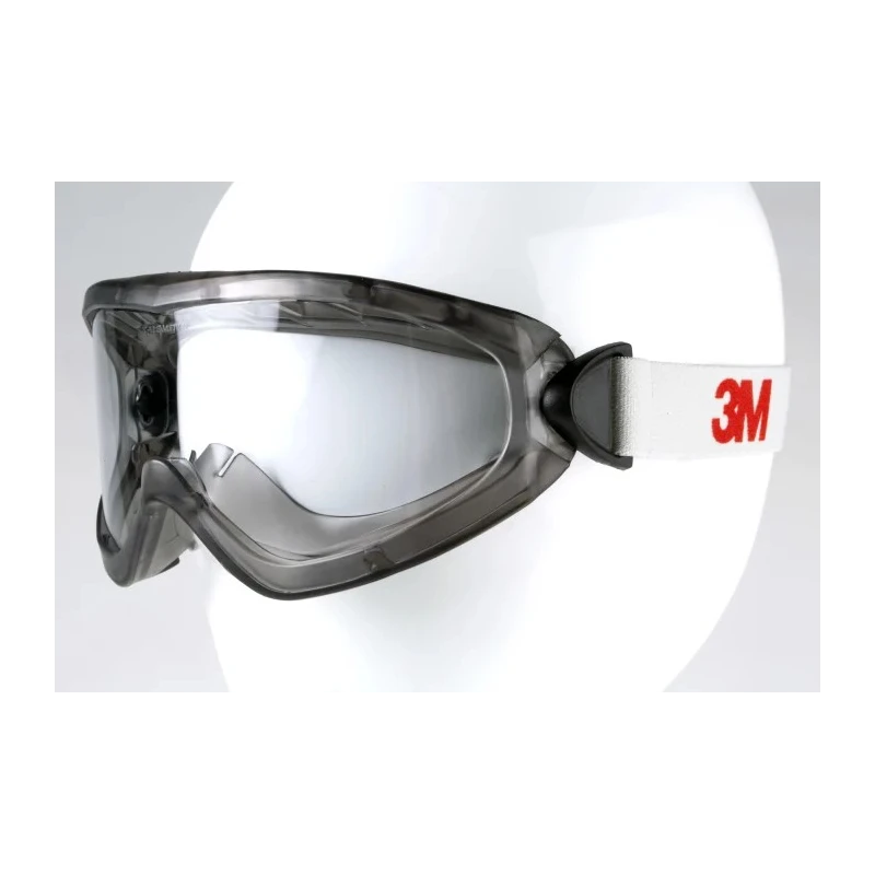 3M Chemical Resistant, Anti-Scratch, Anti-Fog Coating, Impact Resistant Safety Goggles with Clear Acetate Lenses 2890SA