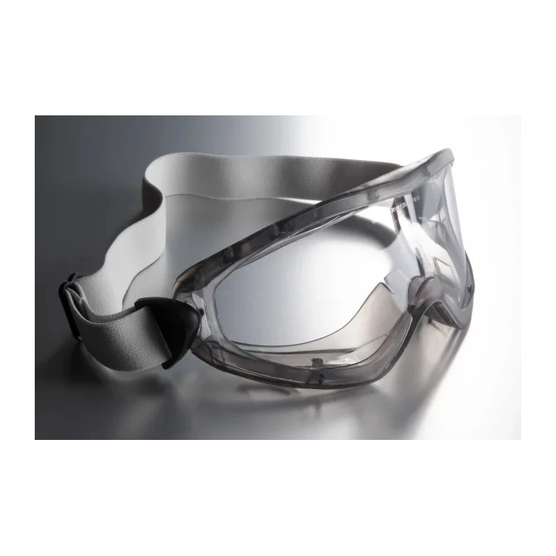 3M Chemical Resistant, Anti-Scratch, Anti-Fog Coating, Impact Resistant Safety Goggles with Clear Acetate Lenses 2890SA