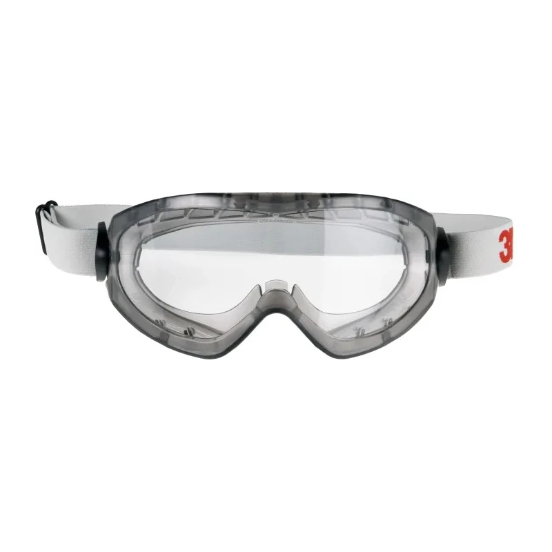 3M Chemical Resistant, Anti-Scratch, Anti-Fog Coating, Impact Resistant Safety Goggles with Clear Acetate Lenses 2890SA