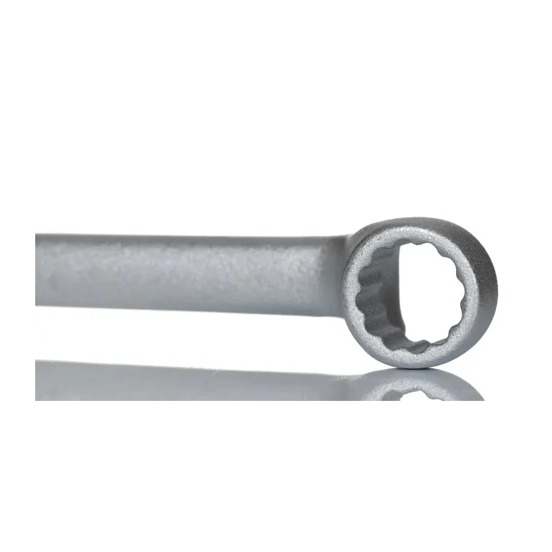 Gedore Offset Ring Spanner 10 to 11 mm², 195mm Overall Length 5° Offset Angle Vanadium Steel Chrome Finish 2 10x11