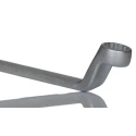 Gedore Offset Ring Spanner 10 to 11 mm², 195mm Overall Length 5° Offset Angle Vanadium Steel Chrome Finish 2 10x11