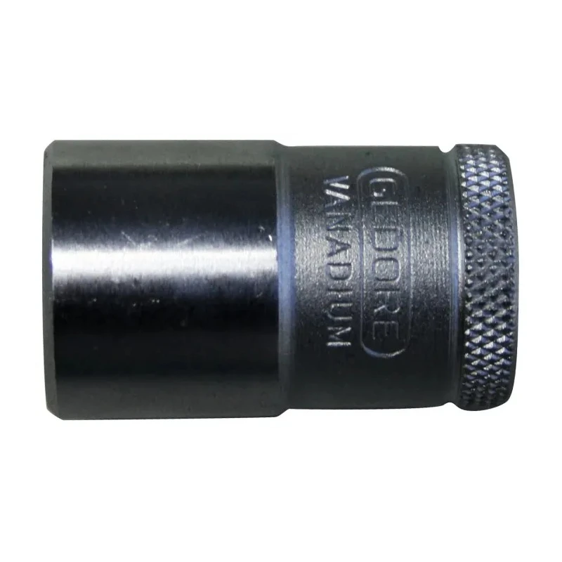 Gedore 1/2 in Drive 15 mm 6 Point Square Socket Chrome Vanadium Steel 15mm Overall Length 19 15