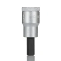 Gedore Hex Screwdriver Bit, 1/2 in Drive Size, 9 mm Tip, Hex Drive, 61 mm Overall Length IN 19 9