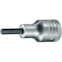 Gedore Hex Screwdriver Bit 4 mm Tip, Hex Drive, 61 mm Overall Length IN 19 4