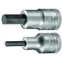 Gedore Hex Screwdriver Bit 1/2 in Tip, 17 mm Size, Hex Drive, 39.5 mm Overall Length IN 19 17