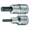 Gedore Hex Screwdriver Bit 1/2 in Tip, 17 mm Size, Hex Drive, 39.5 mm Overall Length IN 19 17