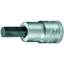 Gedore Hex Screwdriver Bit 1/2 in Tip, 17 mm Size, Hex Drive, 39.5 mm Overall Length IN 19 17