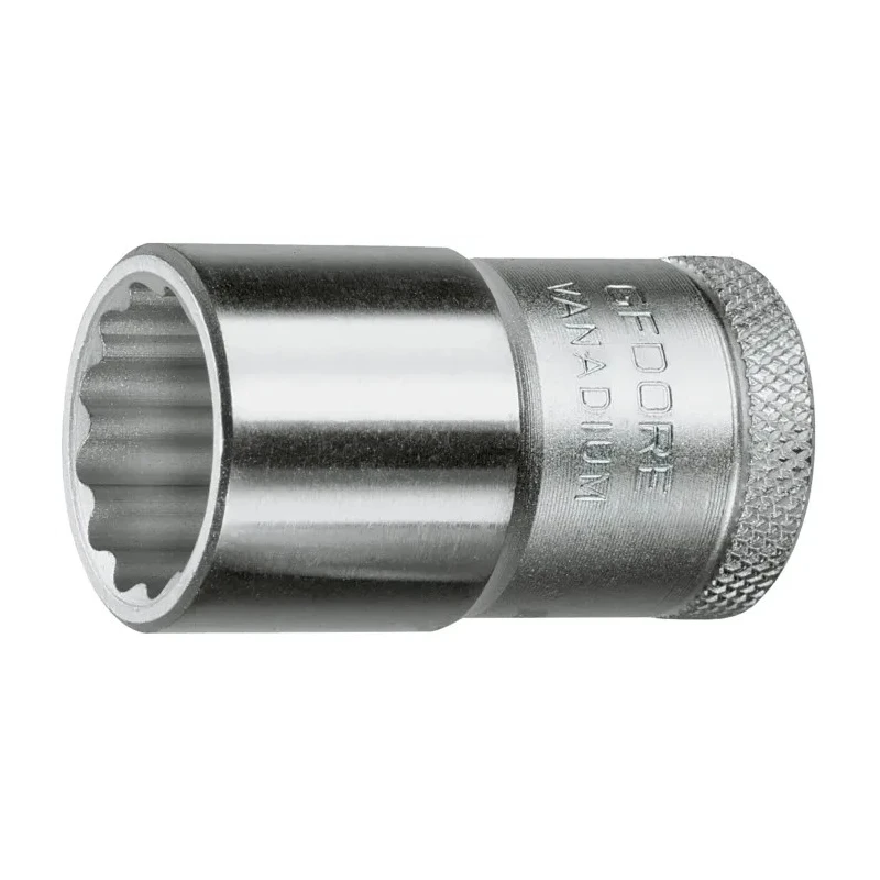 Gedore 1/2 in Drive 36 mm 12 Point Square Chrome Finish Socket D 19 36