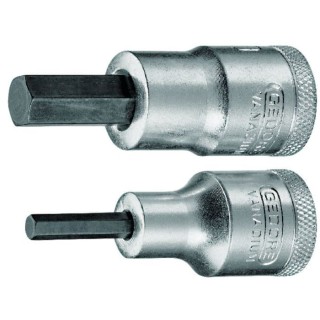 Gedore Hex Screwdriver Bit, 1/2 in Tip, 19 mm Tip, Hex Drive, 60 mm Overall IN 19 19