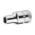 Gedore 1/4 in Drive 10 mm 12 Point Square Chrome Finish Socket D 20 10