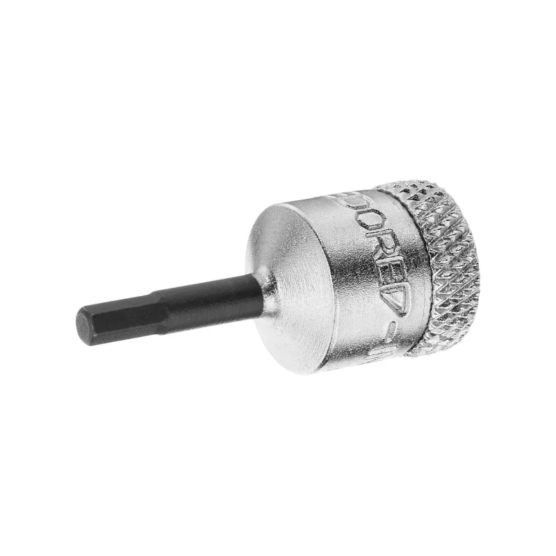 Gedore Hex Screwdriver Bit, 1/4 in Drive, 5 mm Tip Size, Square Drive, 28 mm Overall Length IN 20 5
