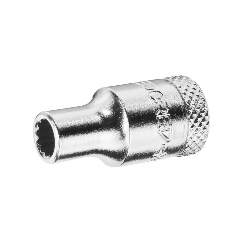 Gedore 1/4 in Drive 13 mm 12 Point Square Socket, Chrome Vanadium Steel, 8mm Overall Length D 20 13