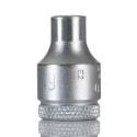 Gedore Socket 3/8 in Drive 6 mm 6 Point Square Chrome Vanadium Steel 5mm Overall Length 30 6