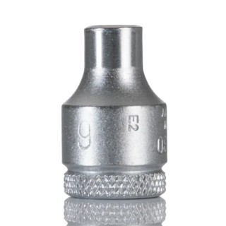 Gedore Socket 3/8 in Drive 6 mm 6 Point Square Chrome Vanadium Steel 5mm Overall Length 30 6