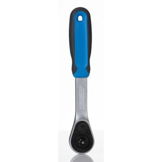 Gedore 3/8 in Ratchet with Ratchet Handle, 200mm Overall Length, Chrome Vanadium Steel, Chrome Finish 3093 U-20