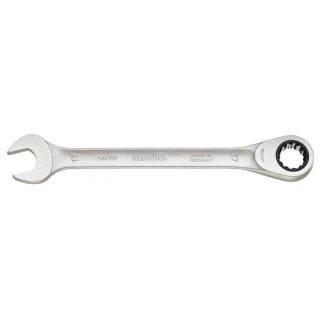 Gedore Combination Ratchet Spanner Chrome 325mm Overall Length 24 mm 7 R 24