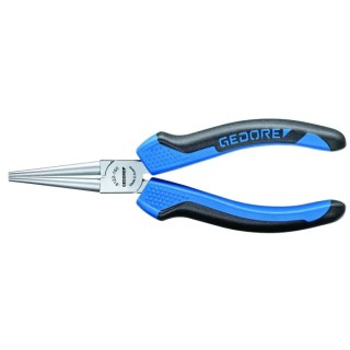 Gedore Steel Round Nose Plier 160mm Overall Length, 48mm Jaw, ESD Safe 8122-160 JC