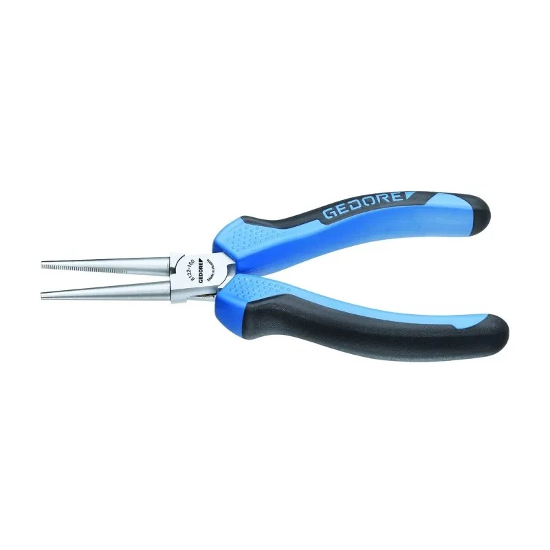 Gedore Steel Round Nose Plier 160mm Overall Length, 48mm Jaw, ESD Safe 8122-160 JC