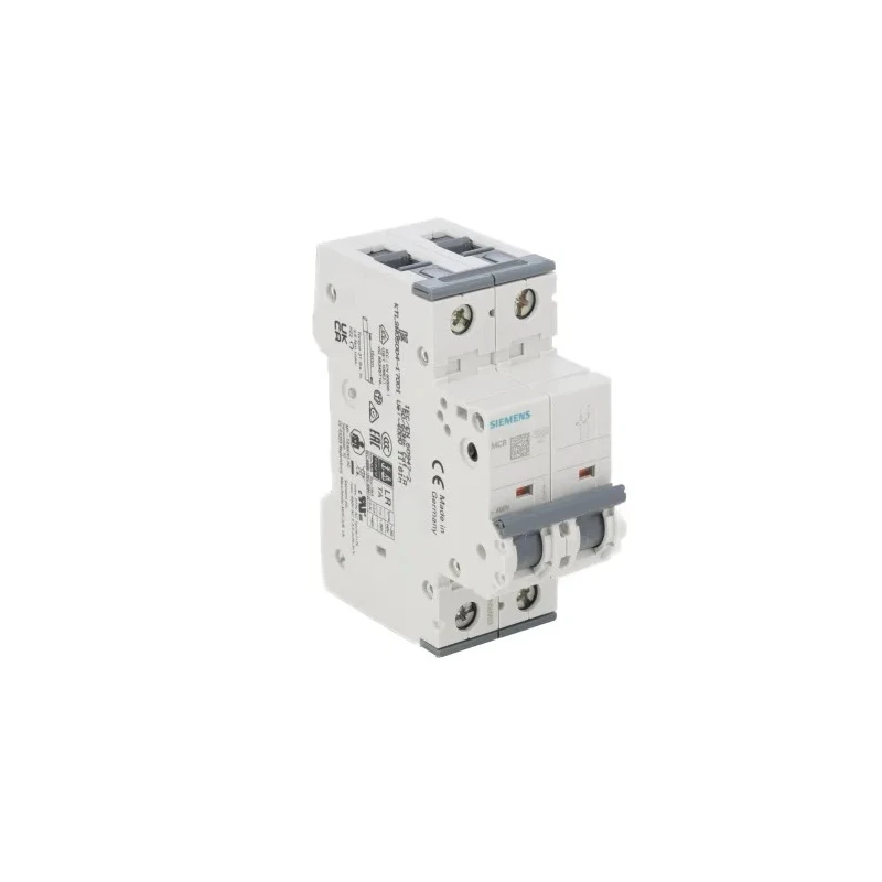 Siemens SENTRON Miniature Circuit Breaker 2-Pole 10A Type C 400V AC 60V DC 10 kA Breaking Capacity 5SY4210-7