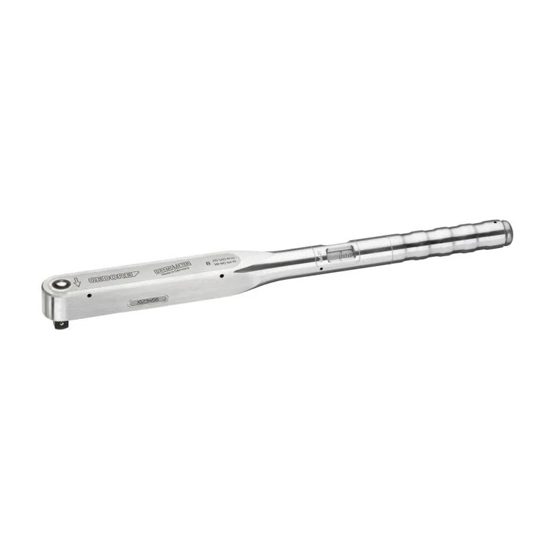 Gedore Click Torque Wrench, 25 To 120 Nm Torque Range, 1/2 in Square Drive, Aluminium, 462mm Overall Length 8561-01
